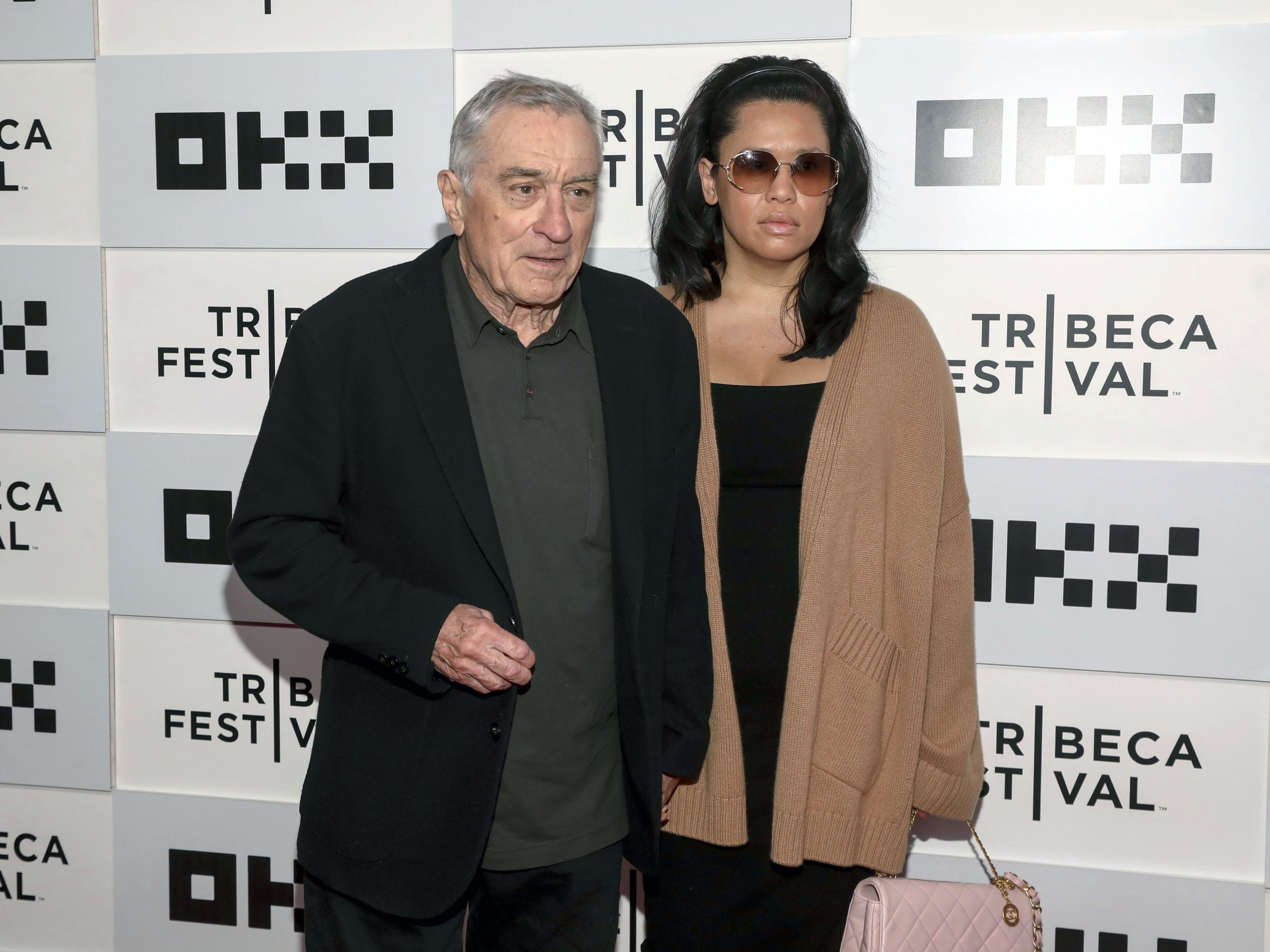 Actor Robert De Niro, left, and Tiffany Chen attend the Tribeca Festival opening night premiere of "Kiss the Future" at the OKX Theater at BMCC Tribeca Performing Arts Center on Wednesday, June 7, 2023, in New York. (Photo by Andy Kropa/Invision/AP)