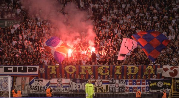 Split, 22.10.2023 - Susret 12. kola Prve HNL Hajduk - Osijek.  foto / HINA/ Mario STRMOTIĆ/ ms