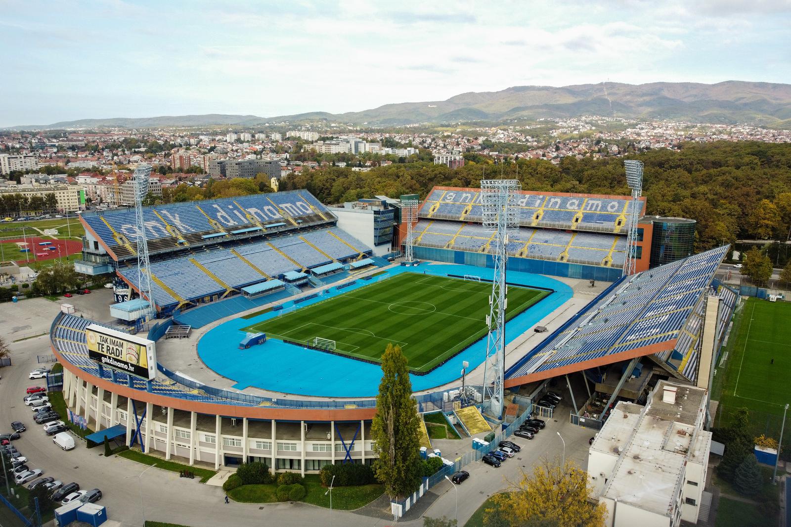 20.10.2022., Zagreb - Fotografija iz zraka stadiona Maksimir. Photo: Luka Stanzl/PIXSELL