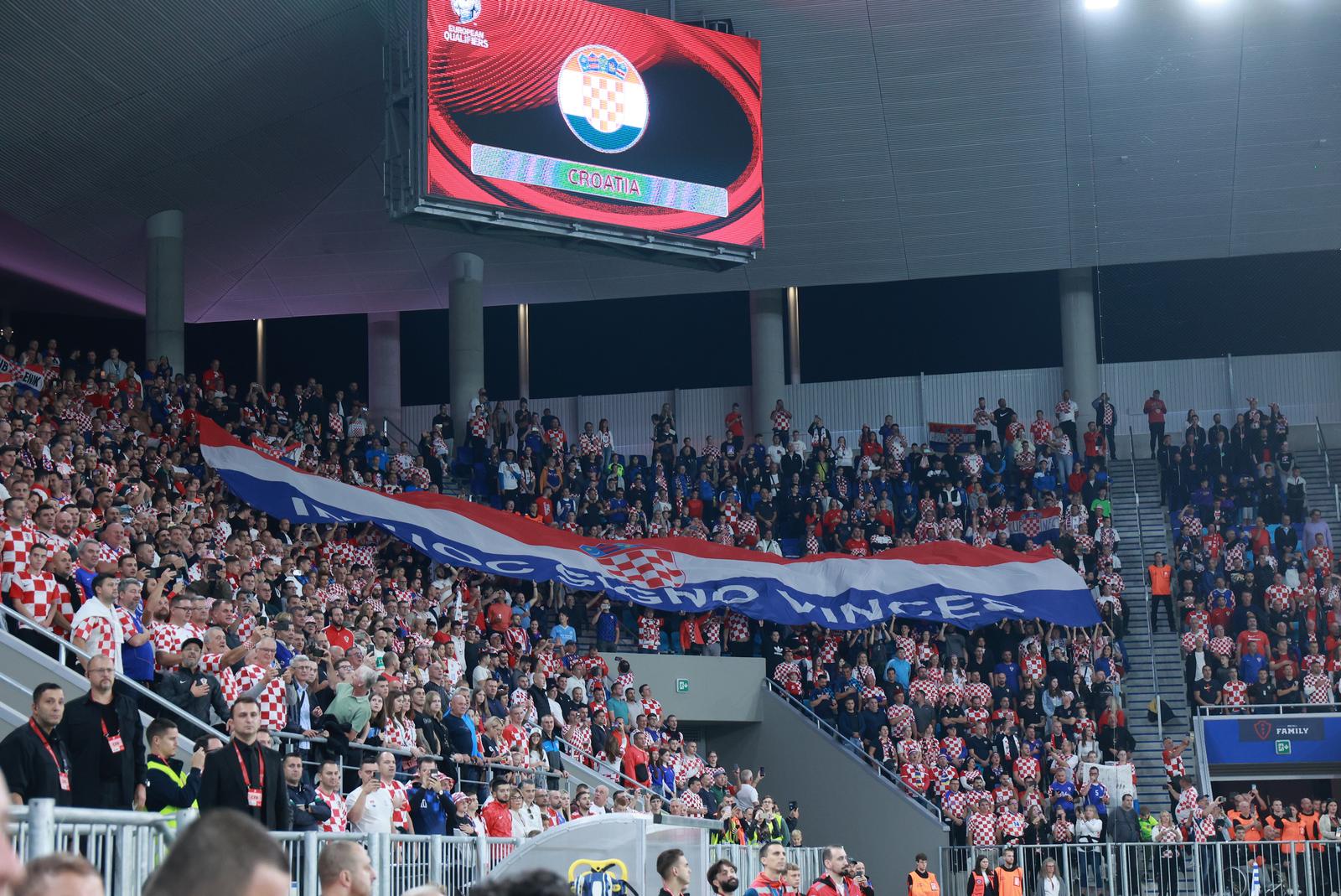 12.10.2023., Opus Arena, Osijek - Kvalifikacije za UEFA Europsko prvenstvo 2024., skupina D, 7. kolo, Hrvatska - Turska. Photo: Davor Javorovic/PIXSELL