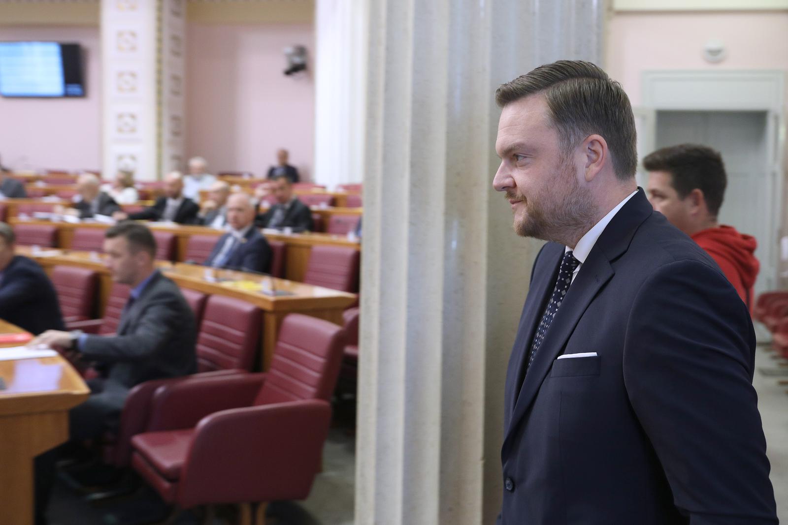 18.10.2023., Zagreb - Sabor je 18. sjednicu nastavio raspravom o izmjenama i dopunama Drzavnog proracuna Republike Hrvatske za 2023. godinu i projekcijama za 2024. i 2025. Photo: Patrik Macek/PIXSELL
