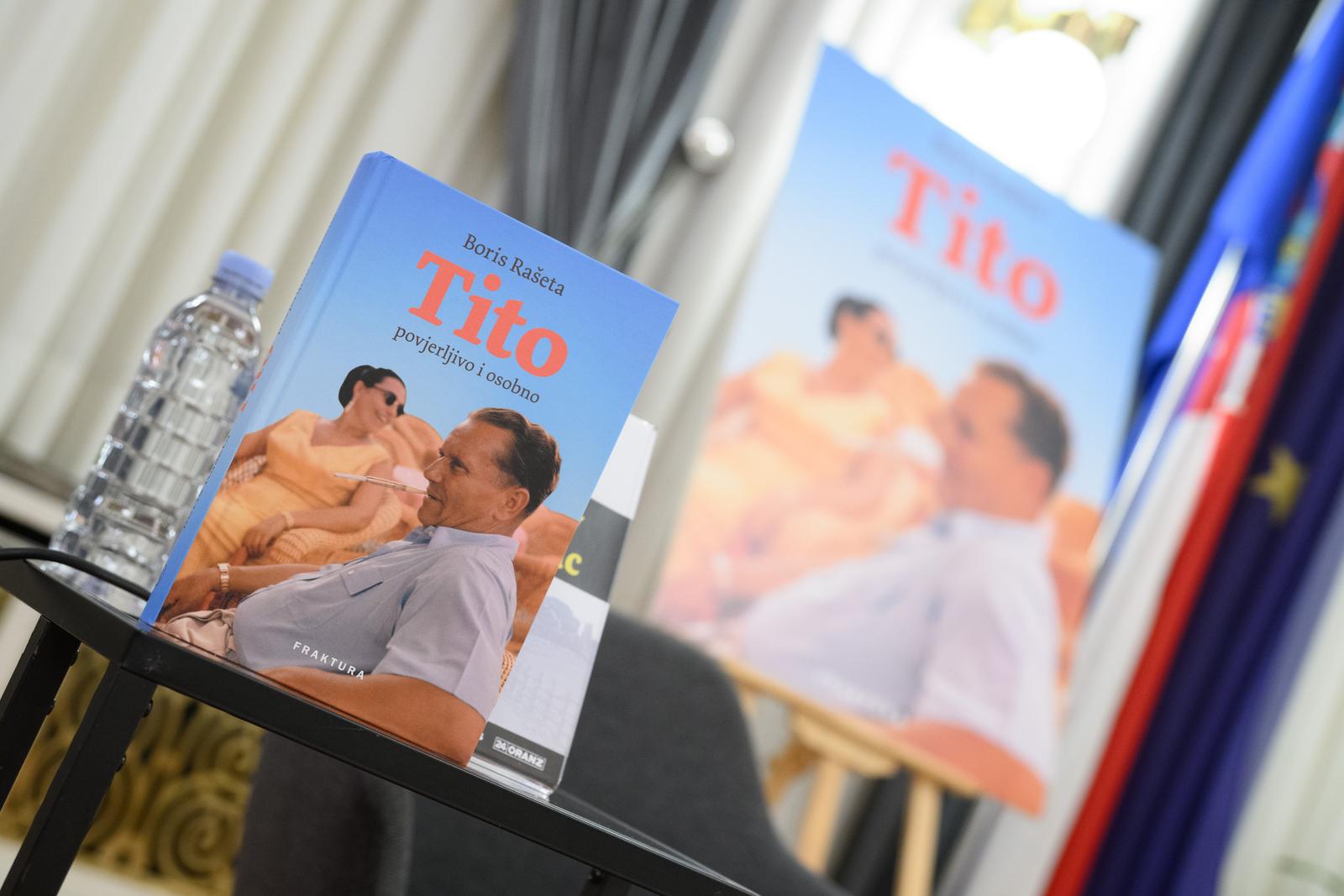24.10.2023., Zagreb - U Novinarskom domu odrzano je predstavljanje knjige Tito, autora Borisa Rasete.
 Photo: Davor Puklavec/PIXSELL