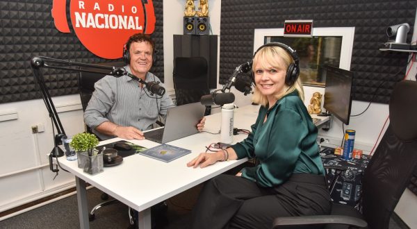 02.10.2023. Zagreb - Tatiana Cameron Tajci na Radio Nacionalu. 

Photo Sasa ZinajaNFoto