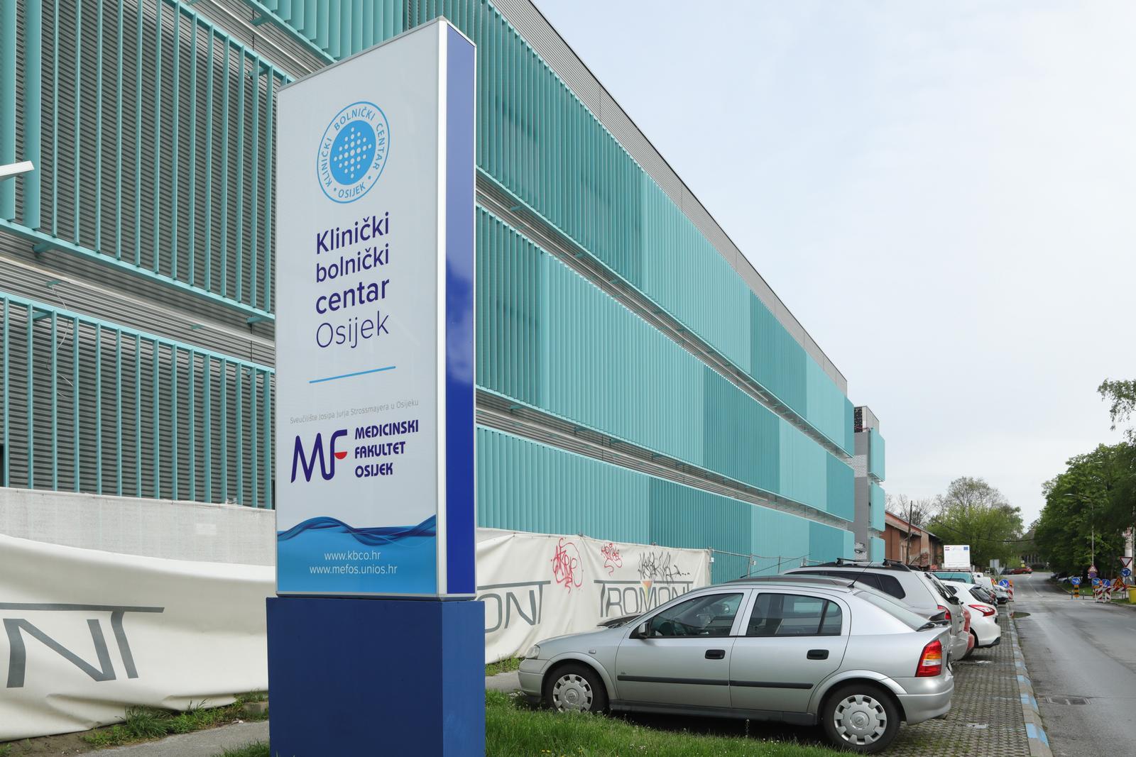 25.04.2023., Osijek - Radovi na zgradi Objedinjenog hitnog prijema (OHPB) koji su u zavrsnoj fazi izgradnje. Photo: Dubravka Petric/PIXSELL