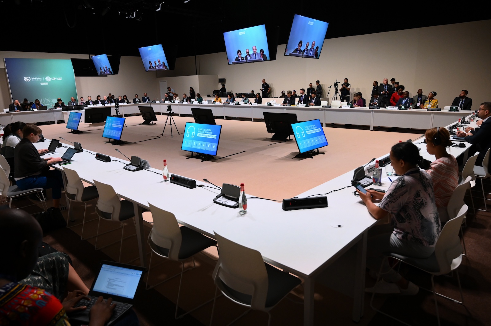 Dubai. 02.12.2023 - Hrvatski premijer Andrej Plenković na klimatskom samitu COP"( u Dubaiju. foto HINA/ Vlada RH/ ik