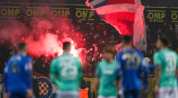 08.12.2023., Zagreb - 18. kolo SuperSport HNL: Lokomotiva - Hajduk. Photo: Matija Habljak/PIXSELL