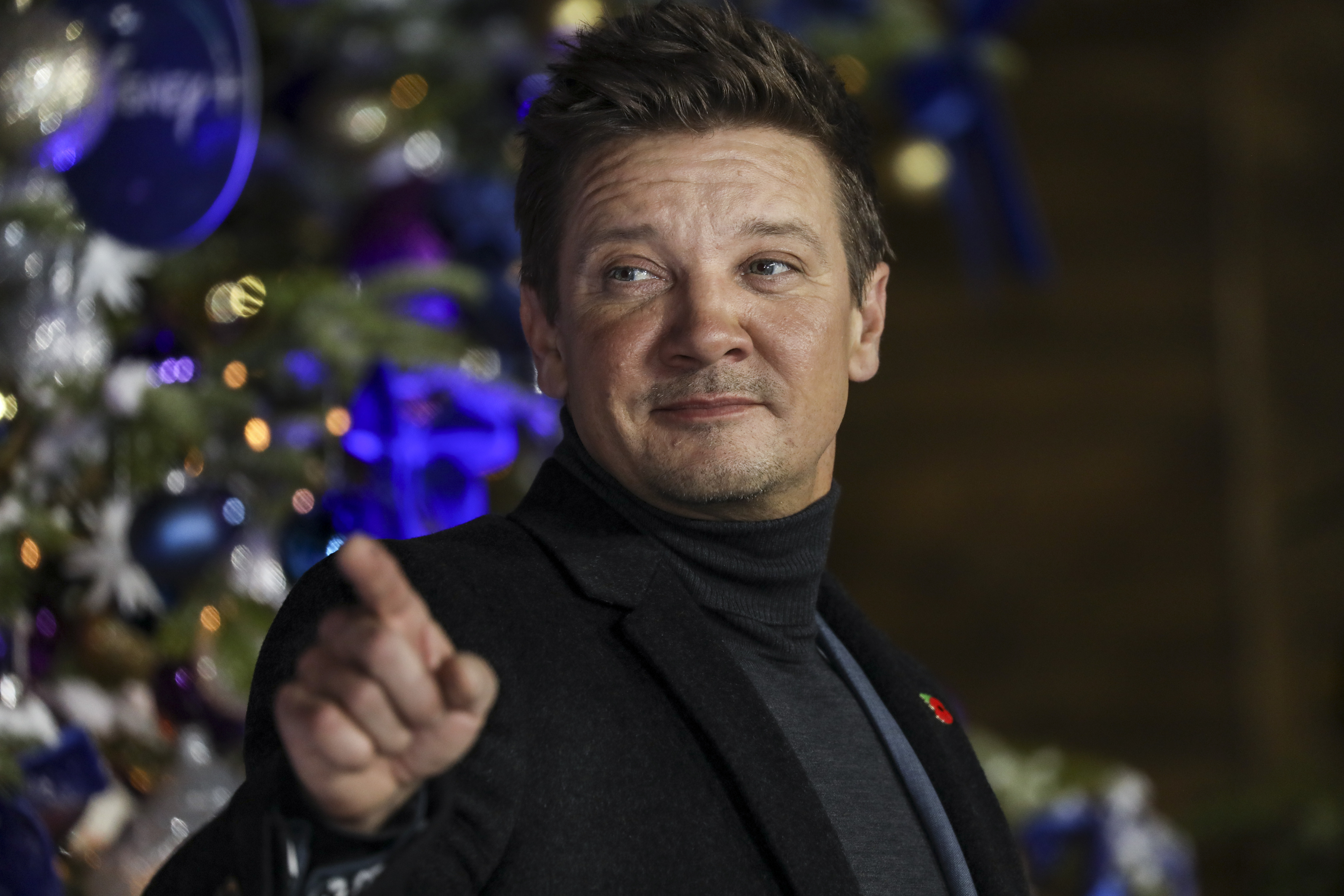 FILE - Jeremy Renner poses for photographers upon arrival at the UK Fan Screening of the film "Hawkeye," in London, on Nov. 11, 2021. Renner spent Monday, May 22, 2023, pitching an amendment to Nevada lawmakers to include his home region in a tax deal to expand the film industry to Las Vegas. But his hopes of making northern Nevada a film hub likely are on hold after the bill sponsor said it's too late to amend it. (Photo by Vianney Le Caer/Invision/AP, File)