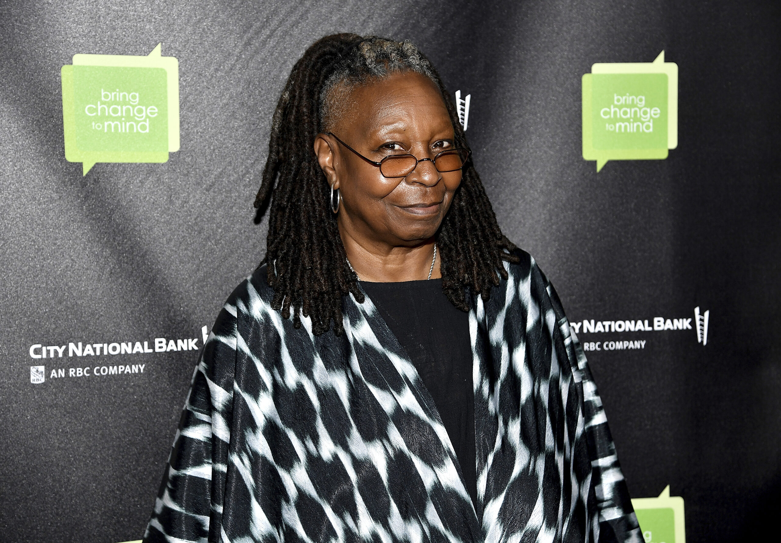 Whoopi Goldberg attends the Bring Change to Mind benefit "Revels and Revelations 11" in support of teen mental health at City Winery on Monday, Oct. 9, 2023, in New York. (Photo by Evan Agostini/Invision/AP)
