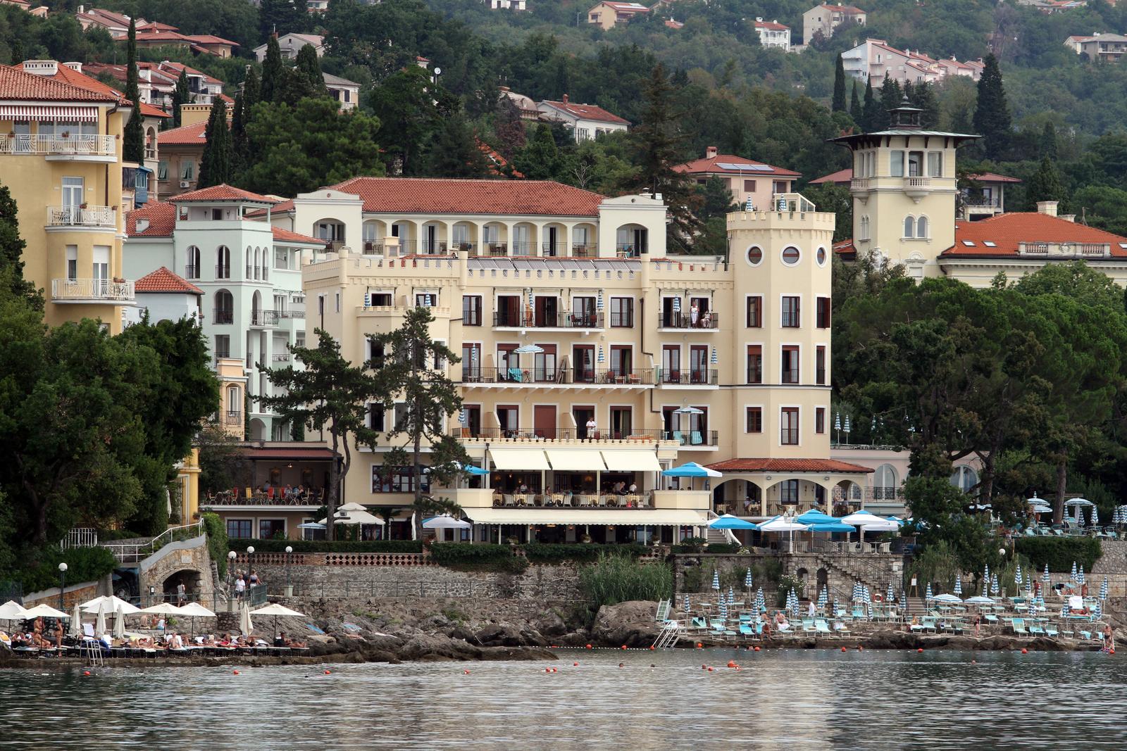 02.09.2015., Opatija - Hotel Miramar, pogled s mora. "nPhoto: Goran Kovacic/PIXSELL