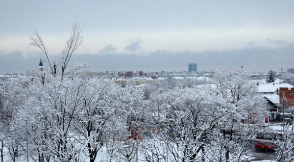 19.01.2024., Zagreb - Zimska panorama grada pokrivenog snijegom. Photo: Emica Elvedji/PIXSELL