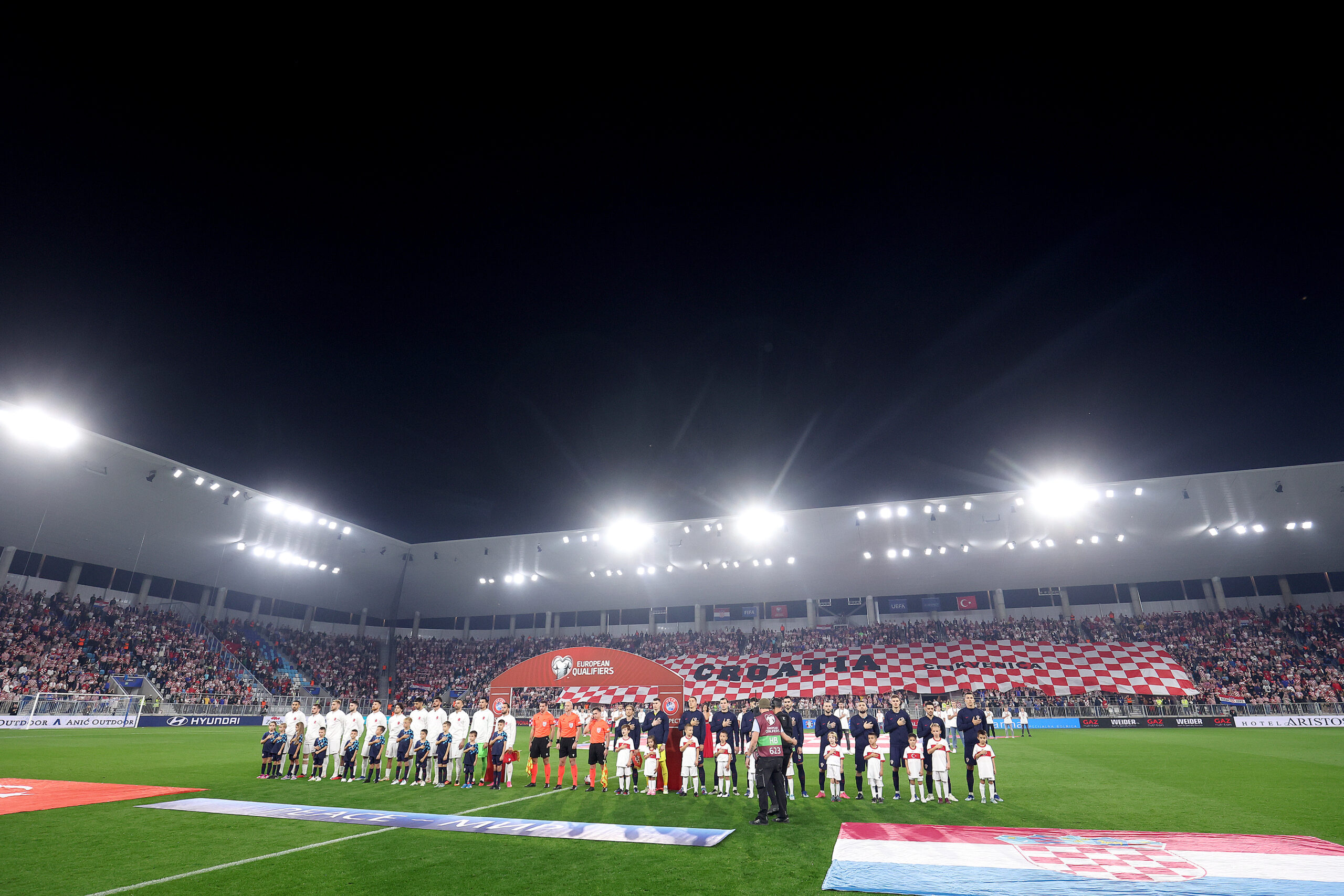 12.10.2023., Opus Arena, Osijek - Kvalifikacije za UEFA Europsko prvenstvo 2024., skupina D, 7. kolo, Hrvatska - Turska.  Photo: Igor Kralj/PIXSELL