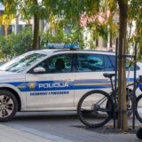 17.10.2023., Osijek - Policijski ocevid u Zupanijskoj ulici u sredistu grada gdje je pronadjeno tijelo muske osobe. Photo: Borna jaksic/PIXSELL