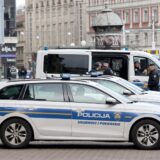 22.02.2024., Zagreb - Zbog danasnje nogometne utakmice Dinama i Betisa policija je od jutra pojacala sigurnosne mjere i nadzor u centru grada.
 Photo: Patrik Macek/PIXSELL