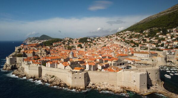 30.09.2022., Dubrovnik - Zracna fotografija stare jezgre grada Dubrovnika. Photo: Luka Stanzl/PIXSELL