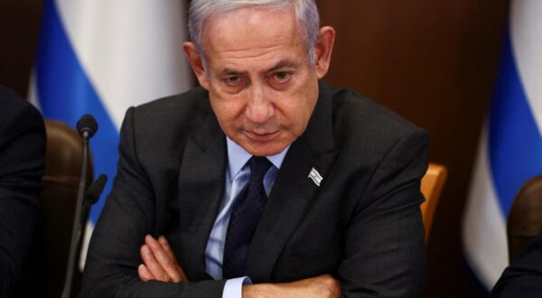 FILE PHOTO: Israeli Prime Minister Benjamin Netanyahu looks on as he convenes a cabinet meeting at the Prime Minister's office in Jerusalem, July 2, 2023 REUTERS/Ronen Zvulun/Pool/File Photo Photo: RONEN ZVULUN/REUTERS