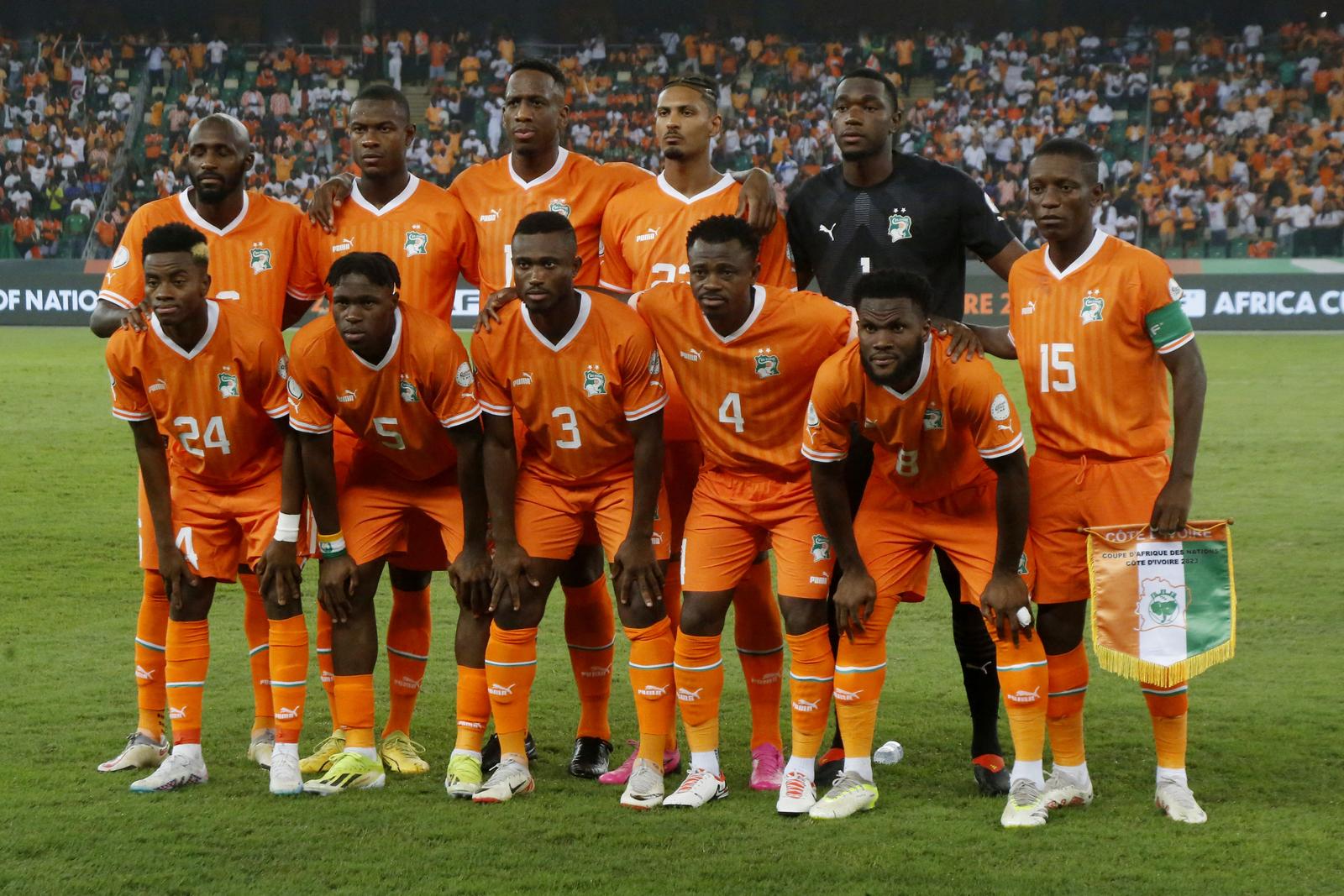 Soccer Football - Africa Cup of Nations - Semi Final - Ivory Coast v DR Congo - Stade Olympique Alassane Ouattara, Abidjan, Ivory Coast - February 7, 2024 Ivory Coast players pose for a team group photo before the match REUTERS/Luc Gnago Photo: LUC GNAGO/REUTERS
