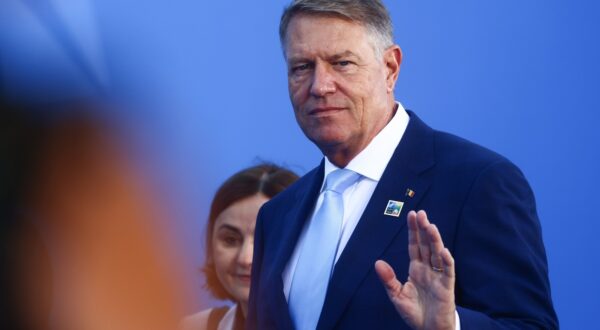July 12, 2023, Vilnius, Lithuania: Klaus Iohannis, the President of Romania, attends NATO Summit at LITEXPO Lithuanian Exhibition and Congress Center in Vilnius, Lithuania on July 12, 2023.,Image: 788954331, License: Rights-managed, Restrictions: * France Rights OUT *, Model Release: no, Credit line: Beata Zawrzel / Zuma Press / Profimedia