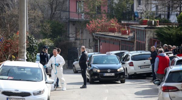 02.03.2024., Zagreb - Mladic je nozem ubio oca u kuci u Ulici Vinogradi 17 na Crnomercu. Policijski ocevid je u tijeku. Photo: Zeljko Hladika/PIXSELL