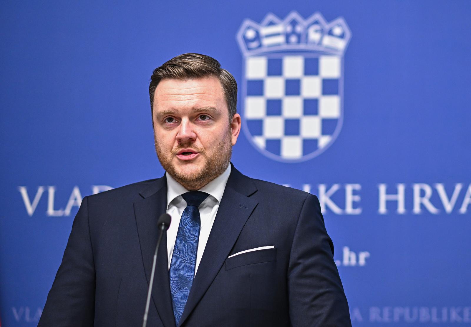 21.2.2024., Zagreb - Ministar Marko Primorac predstavio sredisnji registar stanovnistva sa suradnicima. Photo: Neva Zganec/PIXSELL