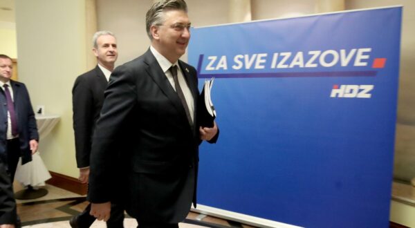 28.03.2024., Zagreb - U hotelu Westin odrzana je sjednica Predsjednistva HDZ-a. Photo: Sanjin Strukic/PIXSELL