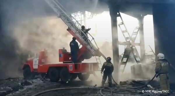 Požar u Voronježu | TASS Telegram