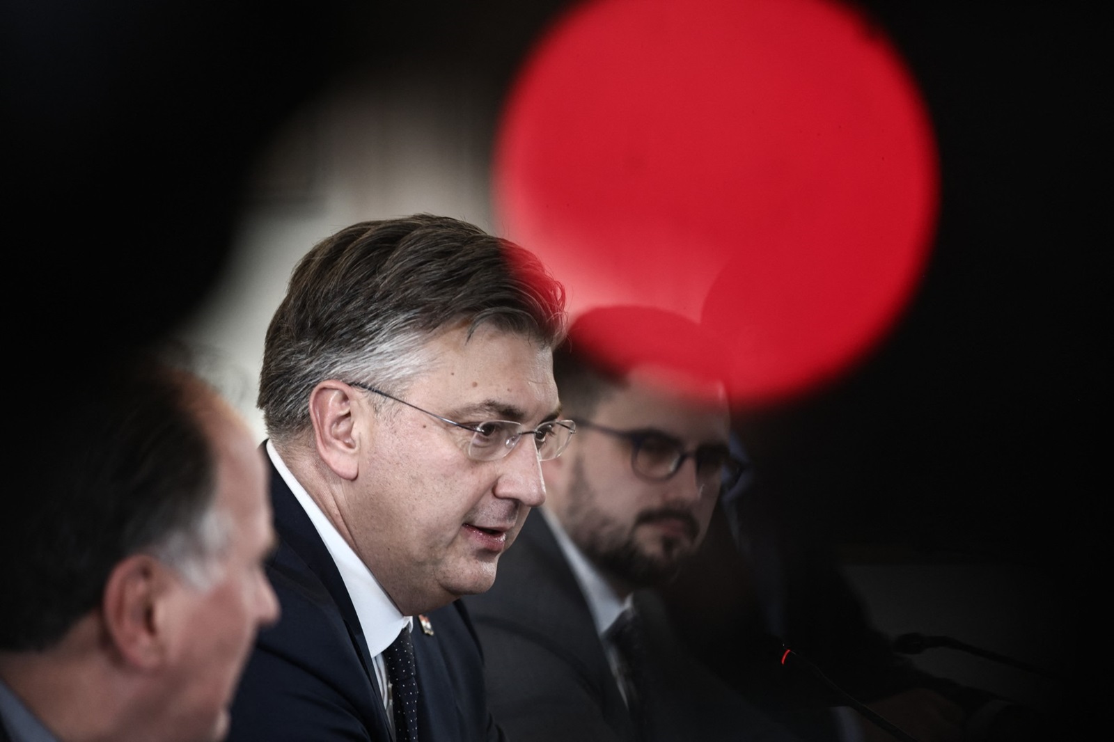 Meeting of the Prime Minister, Kyriakos Mitsotakis, with the Prime Minister of Croatia, Andrej Plenkovic,, at the Maximos Palace in Athens, Greece, on on Feb. 9, 2024 /,Image: 845015762, License: Rights-managed, Restrictions: Greece Out, Model Release: no, Credit line: Dimitris Kapantais / AFP / Profimedia