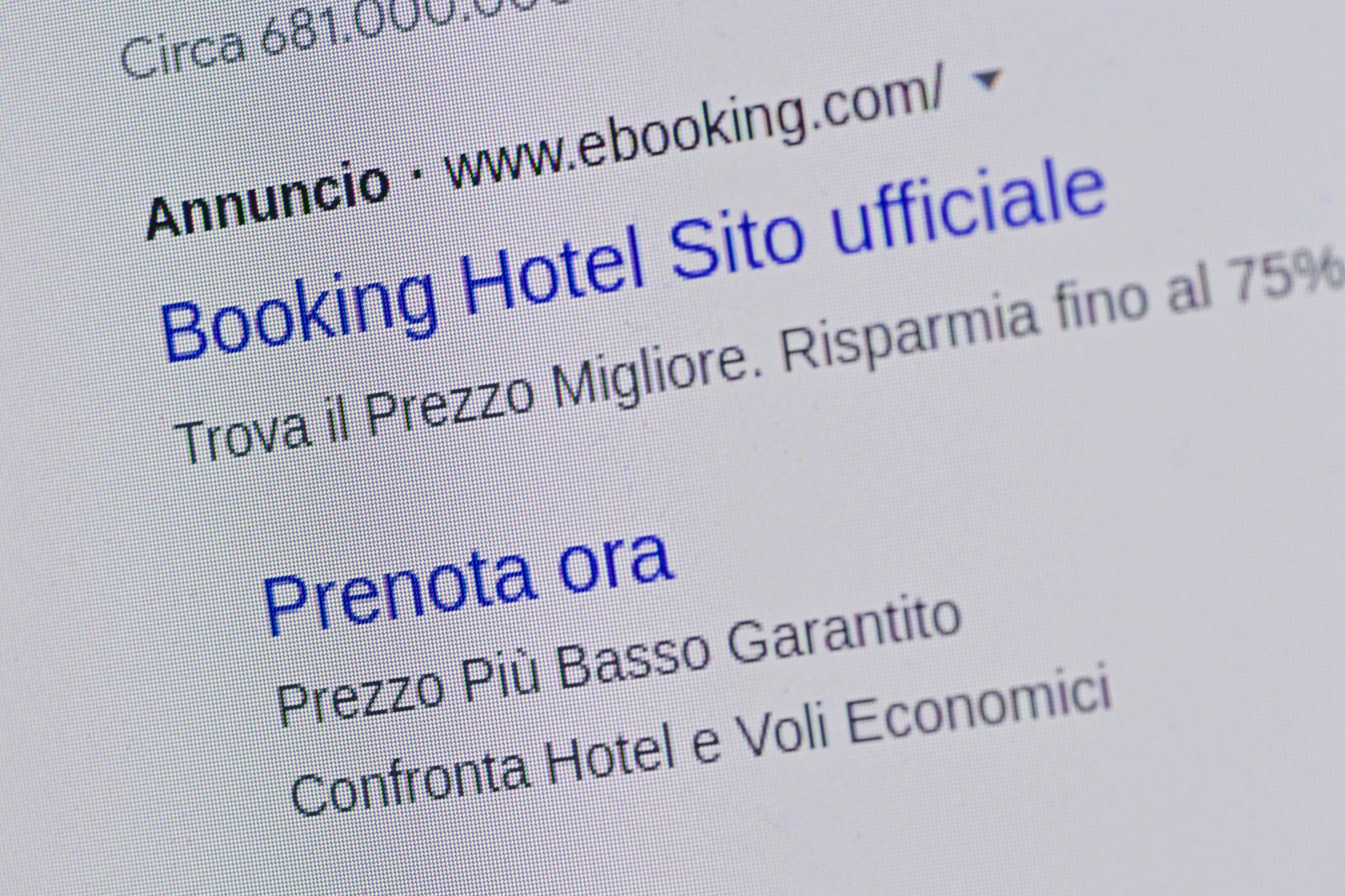 The home page of the online reservation platform Booking.com is pictured on the screen of a computer on June 10, 2021 in Milan.
 The online reservation platform Booking.com is suspected of having avoided 150 million euros ($182 million) in value-added tax in Italy, financial police in Genoa said on June 10, 2021.,Image: 615088437, License: Rights-managed, Restrictions: , Model Release: no, Credit line: MIGUEL MEDINA / AFP / Profimedia