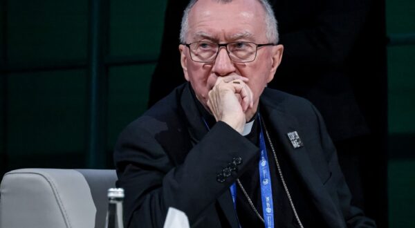 December 2, 2023, Dubai, Dubai, United Arab Emirates: Cardinal Pietro Parolin, Secretary of State of the Holy See, attends the First Part of the High-Level Segment for Heads of States and Governments during the COP28, UN Climate Change Conference, held by UNFCCC in Dubai Exhibition Center, United Arab Emirates on December 2, 2023. COP28, running from November 29 to December 12 focuses on how particular nations managed realization of its climate goals. The Conference in Dubai focuses also on the most vulnerable communities and Loss and Damage Fund.,Image: 826199397, License: Rights-managed, Restrictions: * France Rights OUT *, Model Release: no, Credit line: Dominika Zarzycka / Zuma Press / Profimedia