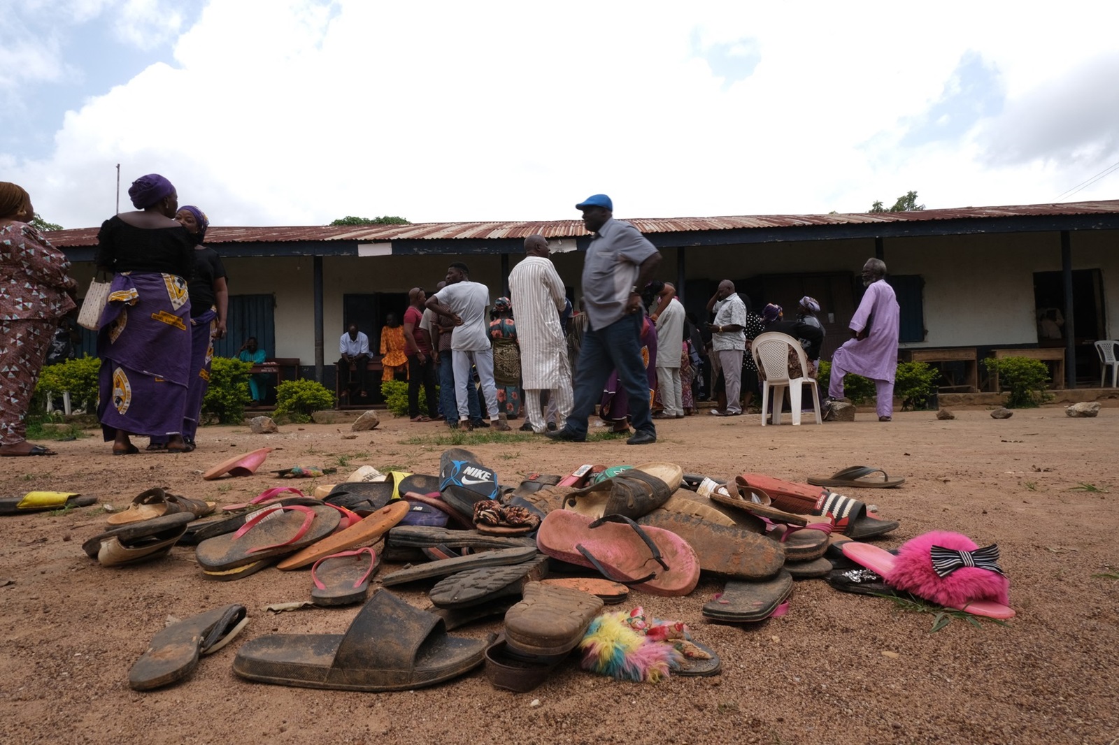 The remaining wares of students of Bethel Baptist High School are seen inside the school premises as parent of abducted students wait for the return of their children whom were abducted by gunmen in the Chikun Local Government Area of Kaduna state, northwest Nigeria on July 14, 2021. The girls are just two of the more than 100 Nigerian children snatched from Bethel Baptist High School nearly three weeks ago, herded by gunmen into the forests after a kidnapping raid on their dormitories.
The July 5 attack in Nigeria's northwest Kaduna state was just the latest mass abduction at a school or college as kidnap gangs seeking quick ransoms zero in on soft target of young students.
Armed kidnappings for ransom along highways, and from homes and businesses now make almost daily newspaper headlines in Africa's most populous country.,Image: 621836376, License: Rights-managed, Restrictions: To go with AFP story by Patrick Markey, Model Release: no, Credit line: Kola Sulaimon / AFP / Profimedia