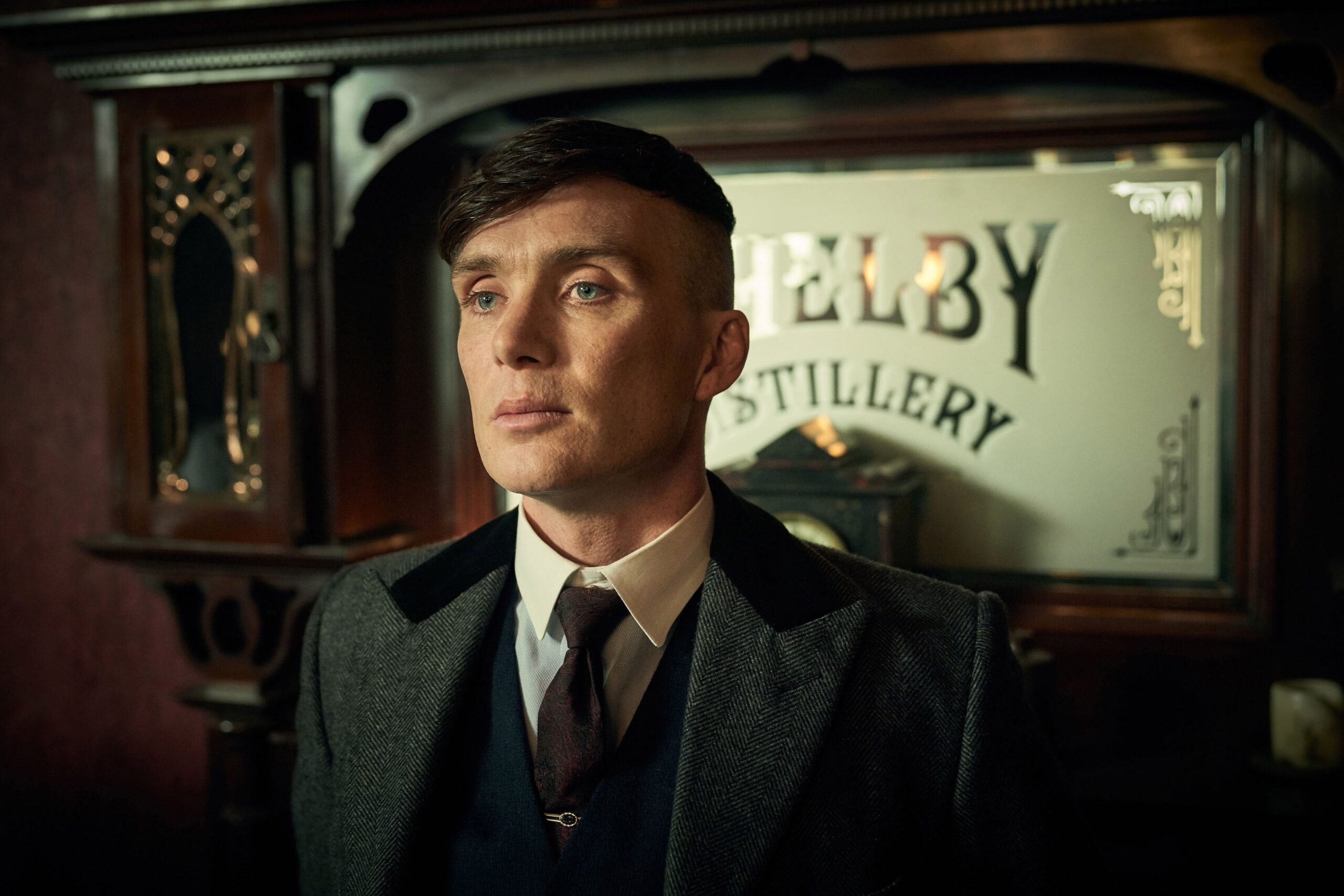 UK. Cillian Murphy in (C)Netflix/ BBC TV Series: Peaky Blinders - season 5 (2019). 
Ref: LMK106-J8021-040422
Supplied by LMKMEDIA. Editorial Only.
Landmark Media is not the copyright owner of these Film or TV stills but provides a service only for recognised Media outlets. pictures@lmkmedia.com,Image: 681149679, License: Rights-managed, Restrictions: Supplied by Landmark Media. Editorial Only. Landmark Media is not the copyright owner of these Film or TV stills but provides a service only for recognised Media outlets. Per la presente foto non è stata rilasciata liberatoria. Ai sensi di legge e come gi, Model Release: no, Credit line: Supplied by LMK / ipa-agency.net / IPA / Profimedia