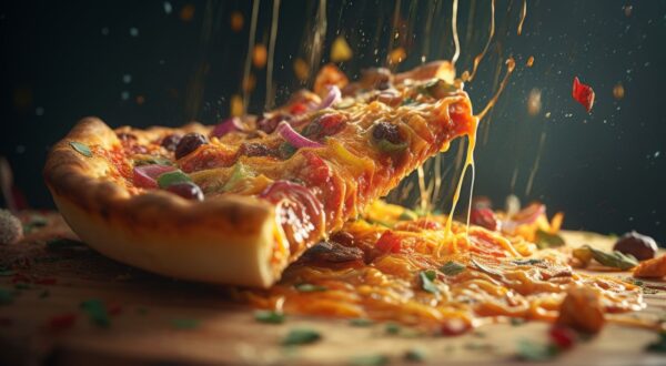 Delicious pizza. Italy hot cheese. Generate Ai,Image: 835894707, License: Royalty-free, Restrictions: , Model Release: no, Credit line: Ivan Ryabokon / Panthermedia / Profimedia