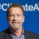 US-Austrian actor and former Governor of California Arnold Schwarzenegger poses during the event 