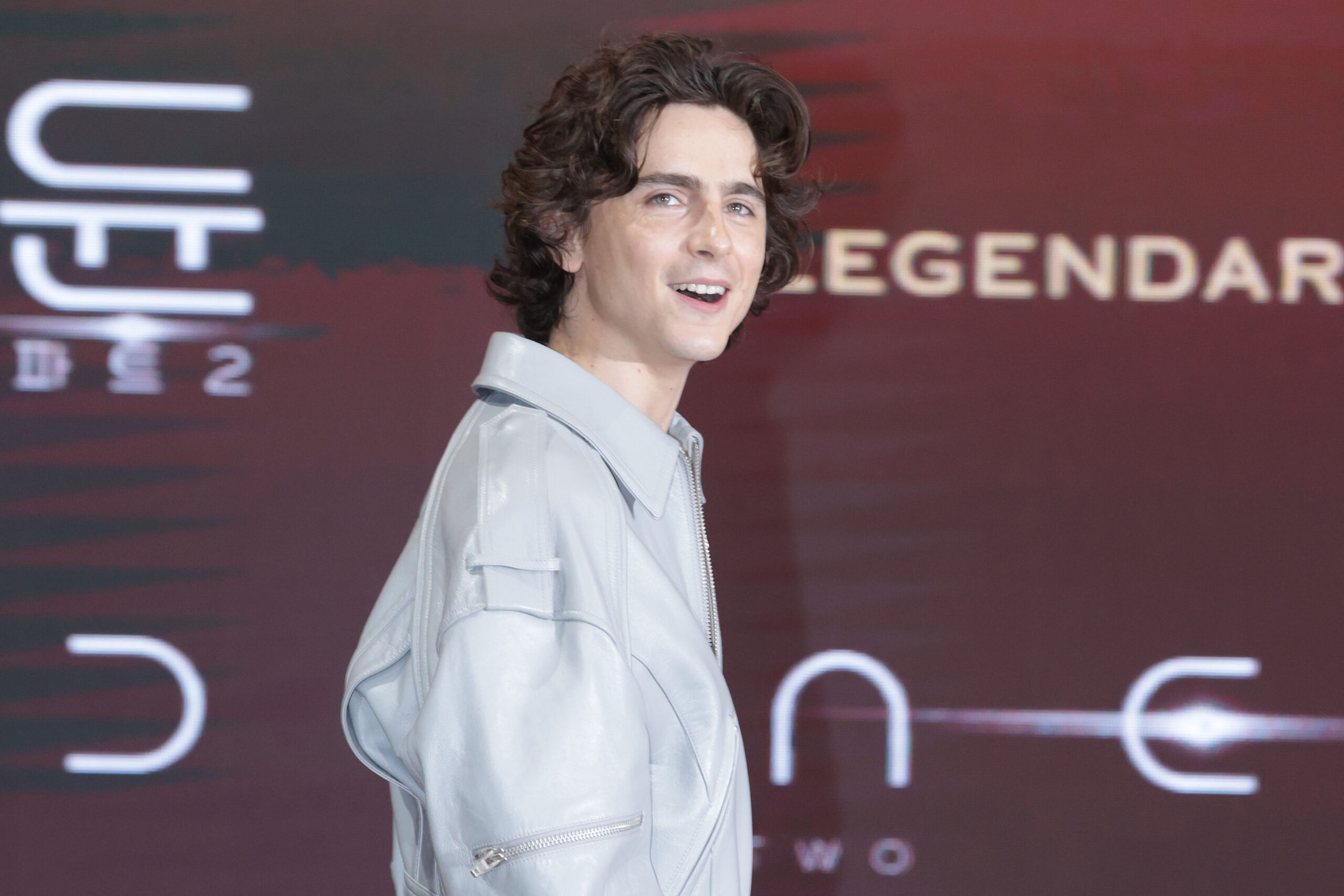 Hollywood actor Timothee Chalamet in Seoul Hollywood actor Timothee Chalamet enters a publicity event in Seoul on Feb. 21, 2024 to promote the epic science fiction movie, "Dune: Part Two." The movie will be released in South Korea on Feb. 28.,Image: 849476445, License: Rights-managed, Restrictions: , Model Release: no, Credit line: Yonhap News / Newscom / Profimedia