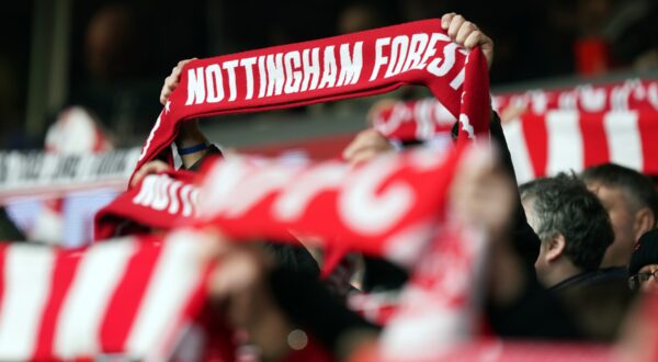 File photo dated 02/03/24 of Nottingham Forest fans. Nottingham Forest have been deducted four points for breaching profitability and sustainability rules, the Premier League has announced. Issue date: Monday March 18, 2024.,Image: 852906719, License: Rights-managed, Restrictions: EDITORIAL USE ONLY No use with unauthorised audio, video, data, fixture lists, club/league logos or "live" services. Online in-match use limited to 120 images, no video emulation. No use in betting, games or single club/league/player publications., Model Release: no, Credit line: Mike Egerton / PA Images / Profimedia