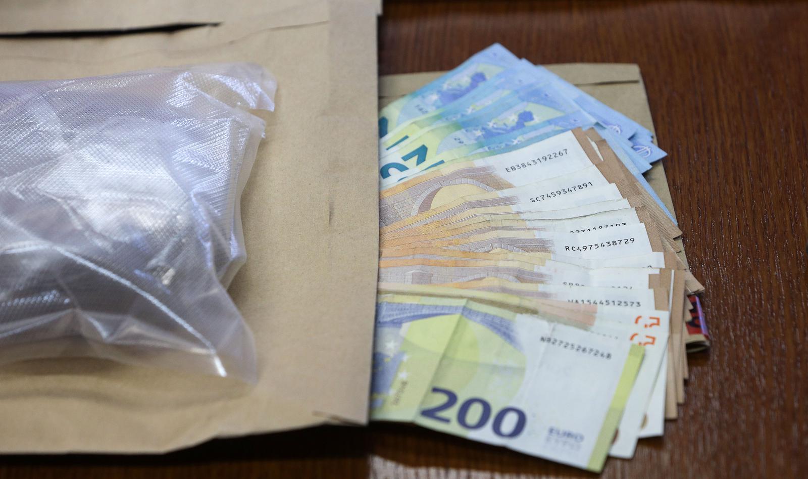 09.06.2023., Zadar - Policijska uprava Zadarska odrzala je konferenciju o zapljeni heroina, kokaina i amfetamina.  Photo: Sime Zelic/PIXSELL