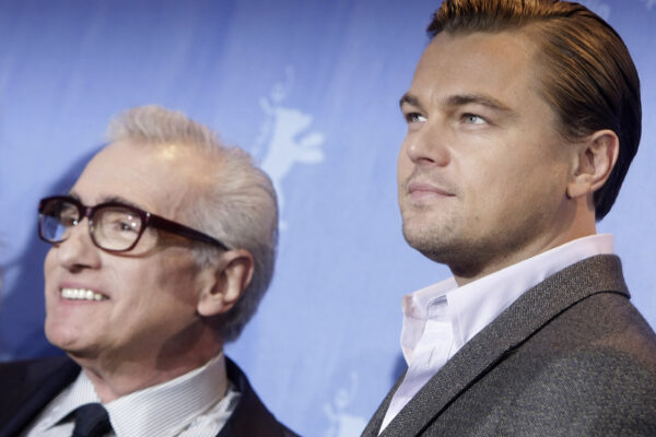 U.S. director Martin Scorsese and U.S. actor Leonardo DiCaprio pose at the photo call for the film 'Shutter Island' at the International Film Festival Berlinale in Berlin, Germany, Saturday, Feb. 13, 2010. (AP Photo/Markus Schreiber)