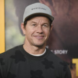Mark Wahlberg, left, and Ukai arrive at the premiere of 