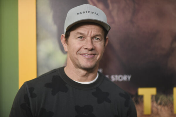 Mark Wahlberg, left, and Ukai arrive at the premiere of 