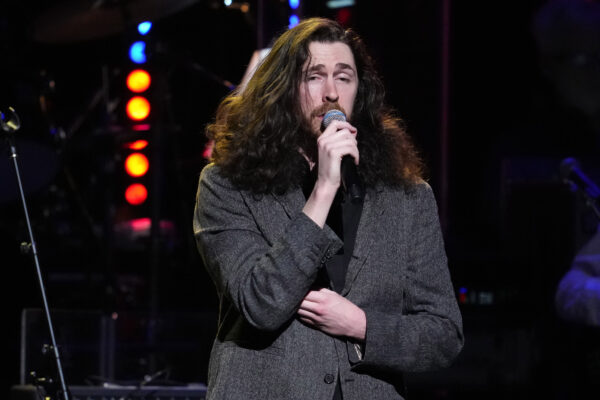 Hozier performs at the 8th annual Love Rocks NYC concert benefiting God's Love We Deliver at the Beacon Theatre on Thursday, March 7, 2024, in New York. (Photo by Charles Sykes/Invision/AP)