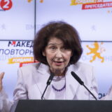 Gordana Siljanovska-Davkova, relativna pobjednica prvog kruga predsjedničkih izbora u Sjevernoj Makedoniji