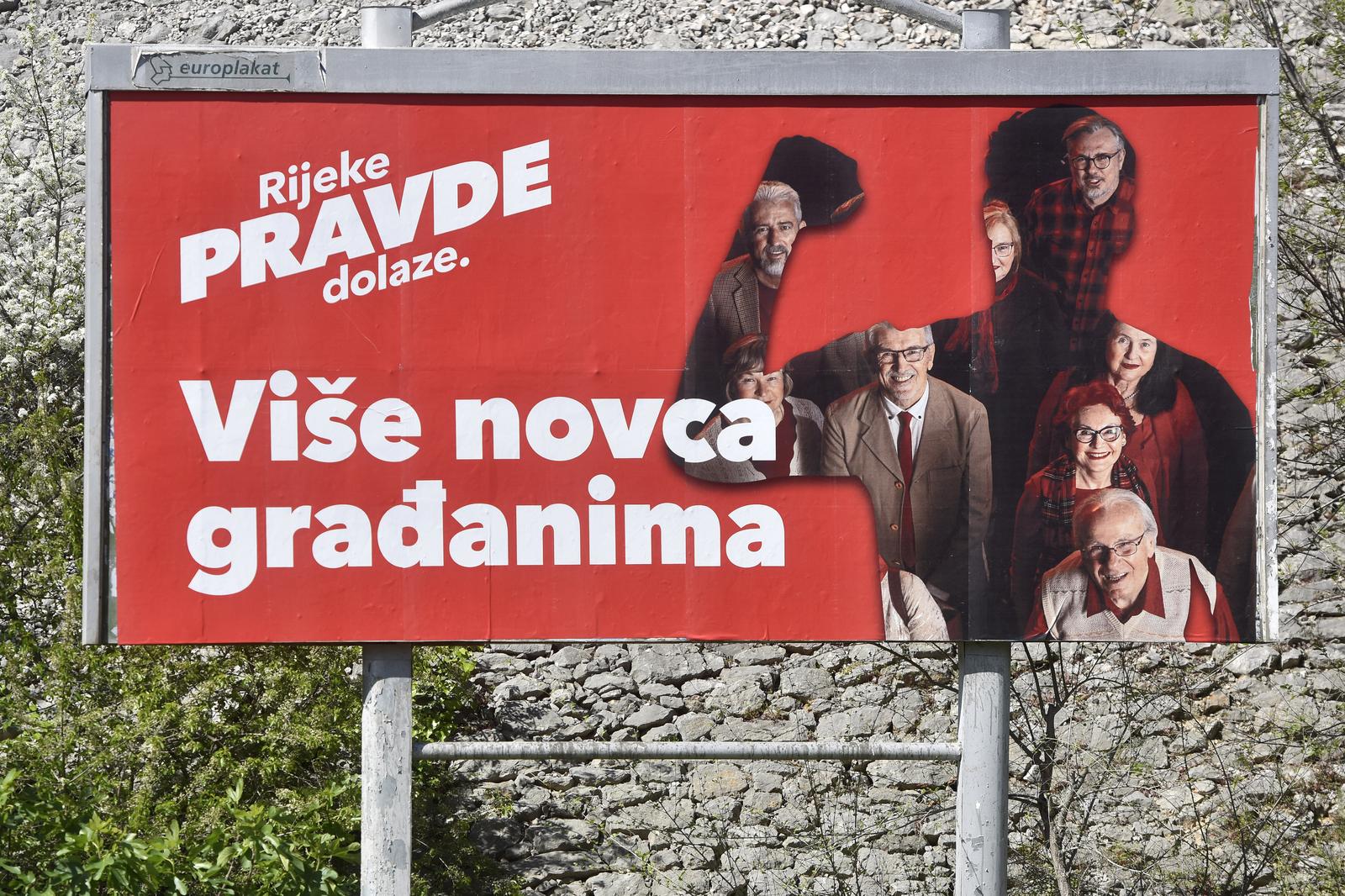 07.04.2024., Sibeik - Kako se blize parlamentarni izbori sve je vise predizbornih plakata. Photo: Hrvoje Jelavic/PIXSELL