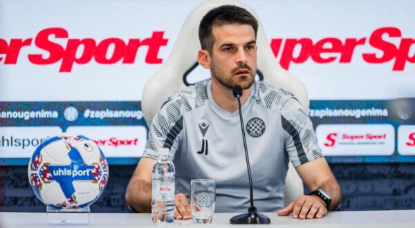 12.04.2024., Split - Novi trener Hajduka Jure Ivankovic odrzao je konferenciju za medije. Photo: Zvonimir Barisin/PIXSELL
