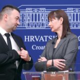 23.03.2023., Zagreb - Na konferenciji za medije Kluba Hrvatskih suverenista o temi: 
