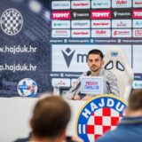 26.04.2024., Split - Pressica Jurice Ivankovica uoci sutrasnje utakmice izmedju Hajduka i Rudesa. Photo: Zvonimir Barisin/PIXSELL