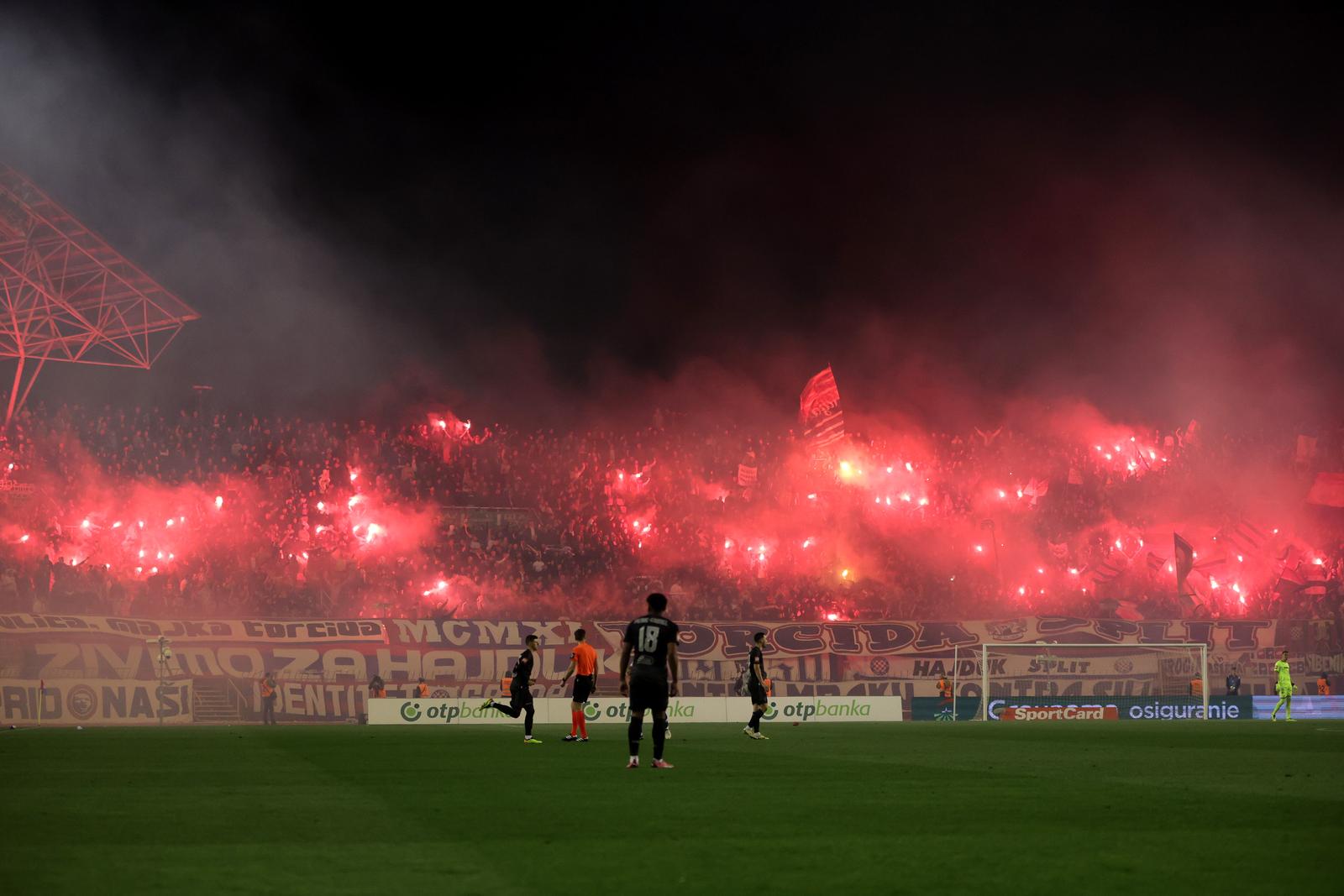 30.03.2024., Split, stadion Poljud - SuperSport HNL, 28. kolo, HNK Hajduk - GNK Dinamo.  Photo: Zvonimir Barisin/PIXSELL