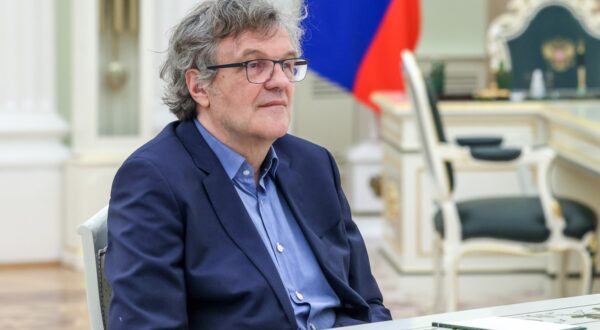 RUSSIA, MOSCOW - APRIL 2, 2024: Serbian film director Emir Kusturica during a meeting with Russia’s President Vladimir Putin at the Moscow Kremlin.  Mikhail Metzel/Russian President Press Office/TASS,Image: 861831030, License: Rights-managed, Restrictions: , Model Release: no, Credit line: Mikhail Metzel / TASS / Profimedia
