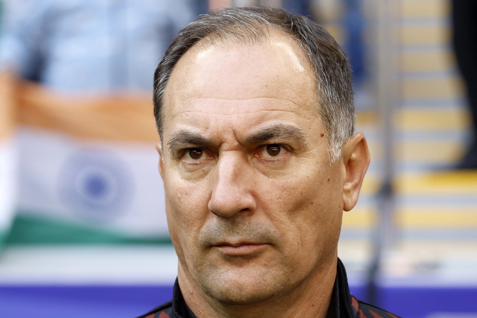 India's Croatian coach Igor Stimac looks on during the Qatar 2023 AFC Asian Cup Group B football match between Syria and India at Al-Bayt Stadium in al-Khor, north of Doha, on January 23, 2024.,Image: 839686256, License: Rights-managed, Restrictions: , Model Release: no, Credit line: KARIM JAAFAR / AFP / Profimedia