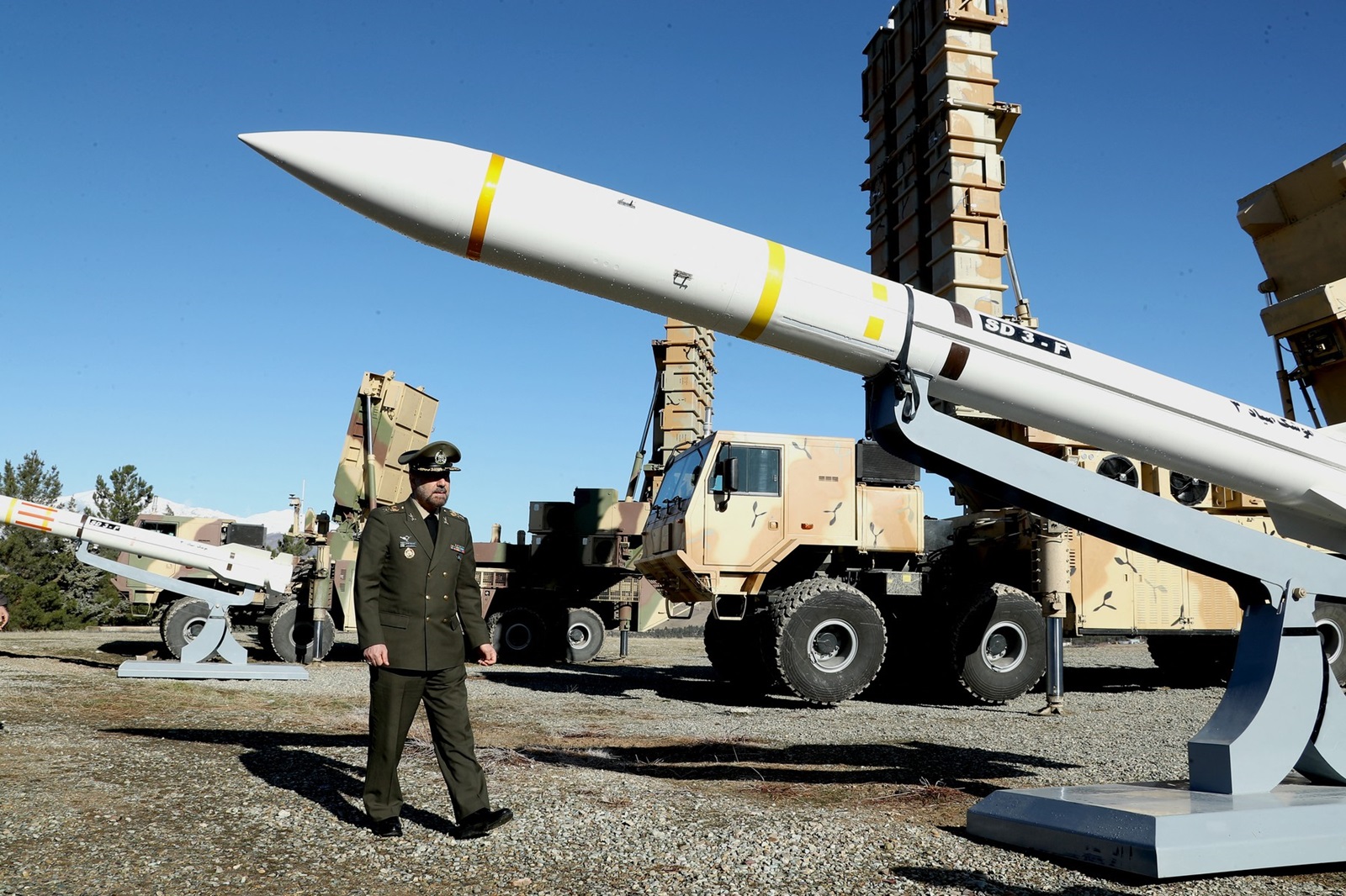 This handout picture provided by the Iranian Defence Ministry on February 17, 2024 shows a Sayad-3 missile during the unveiling of the Arman defense systems at an undisclosed location.,Image: 847584594, License: Rights-managed, Restrictions: RESTRICTED TO EDITORIAL USE - MANDATORY CREDIT "AFP PHOTO / IRANIAN DEFENCE MINISTRY" - NO MARKETING NO ADVERTISING CAMPAIGNS - DISTRIBUTED AS A SERVICE TO CLIENTS, ***
HANDOUT image or SOCIAL MEDIA IMAGE or FILMSTILL for EDITORIAL USE ONLY! * Please note: Fees charged by Profimedia are for the Profimedia's services only, and do not, nor are they intended to, convey to the user any ownership of Copyright or License in the material. Profimedia does not claim any ownership including but not limited to Copyright or License in the attached material. By publishing this material you (the user) expressly agree to indemnify and to hold Profimedia and its directors, shareholders and employees harmless from any loss, claims, damages, demands, expenses (including legal fees), or any causes of action or allegation against Profimedia arising out of or connected in any way with publication of the material. Profimedia does not claim any copyright or license in the attached materials. Any downloading fees charged by Profimedia are for Profimedia's services only. * Handling Fee Only 
***, Model Release: no, Credit line: AFP / AFP / Profimedia