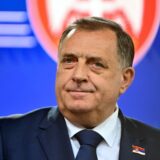Bosnian Serb secessionist leader Milorad Dodik attends the 