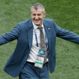 President of the Croatian Football Federation Davor Suker cheers prior to the Russia 2018 World Cup final football match between France and Croatia at the Luzhniki Stadium in Moscow on July 15, 2018.,Image: 377909092, License: Rights-managed, Restrictions: RESTRICTED TO EDITORIAL USE - NO MOBILE PUSH ALERTS/DOWNLOADS, Model Release: no, Credit line: Adrian DENNIS / AFP / Profimedia